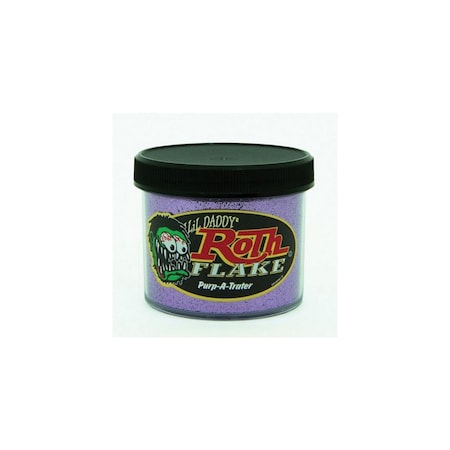 Roth Flake & Pearl Product Purp-A-Trator Solid Metal Flake, Standard .015 Size, 2oz Jar RF119